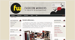 Desktop Screenshot of fashion-workers.com